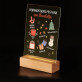 Weihnachtliches Must-Have - Druck auf Acrylglas mit LED Beleuchtung