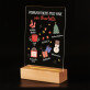 Weihnachtliches Must-Have - Druck auf Acrylglas mit LED Beleuchtung