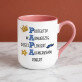 Papa kreuzworträtsel - Ein Becher mit farbigem rand