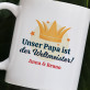 Papa Weltmeister - personalisierte Tasse