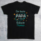 Papa in der galaxie - Schwarzes T-Shirt für Herren