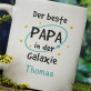 Papa in der Galaxie - Personalisierte Tasse