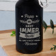Papa, du hast immer Recht - Wasserflasche 0,5l mit Karabinerhaken