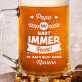 Papa, du hast immer recht - personalisierter Bierkrug