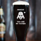 Vader dad - Bierglas mit Gravur
