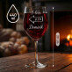 We love each other - Weinkaraffe und zwei Weingläser - Set mit Gravur