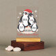 Frohe Weihnachten Pinguine - Druck auf Acrylglas Frohe Weihnachten Pinguine - Druck auf Acrylglas