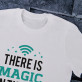 WiFi - T-Shirt mit Aufdruck für Herren