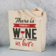 Wine in here - Baumwolltasche mit Aufdruck