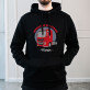 Herrscher der straße - Schwarzer Kapuzenpullover für Herren