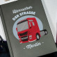 Herrscher der Straße - Notizbuch A5 mit Aufdruck