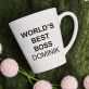World`s best boss - personalisierte Tasse