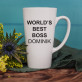World`s best boss - personalisierte Tasse