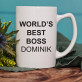 World`s best boss - personalisierte Tasse