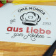 Aus Liebe zum Kochen - Schneidebrett Aus Liebe zum Kochen - Schneidebrett