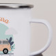 Fang an zu reisen - emaillierter Becher