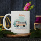 Lass alles fallen - personalisierte Tasse