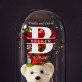 Verliebte - Ewige Rose mit Teddybär