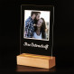 Foto unterschrift - Druck auf Acrylglas mit LED Beleuchtung