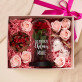 Geschenkset Für die Ehefrau mit Ewiger Rose, Schokolade und Badesalz
