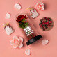 Geschenkset zum 18. Geburtstag mit Ewiger Rose, Schokolade und Badesalz Geschenkset zum 18. Geburtstag mit Ewiger Rose, Schokolade und Badesalz