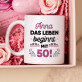 Tasse und Rosen-Spa-Set zum 50. Geburtstag Tasse und Rosen-Spa-Set zum 50. Geburtstag