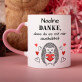 Set mit Tasse, Teddybär und Süßigkeiten Zum Jahrestag