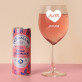Set mit einem Glas und einer Augenbinde Zum Valentinstag Set mit einem Glas und einer Augenbinde Zum Valentinstag