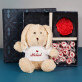 Geschenkset mit Kuscheltier Zum Valentinstag