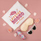 Geschenkset für einen Junggesellinnenabschied 2 mit Satinbademantel und Brille