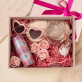 Set mit einem Glas und einer Augenbinde Romantisch Set mit einem Glas und einer Augenbinde Romantisch