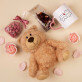 Set mit Tasse, Teddybär und Süßigkeiten Romantisch Set mit Tasse, Teddybär und Süßigkeiten Romantisch