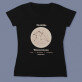 Sternzeichen wassermann - Schwarzes T-Shirt für Damen