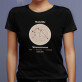 Sternzeichen wassermann - Schwarzes T-Shirt für Damen