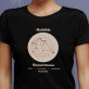 Sternzeichen wassermann - Schwarzes T-Shirt für Damen