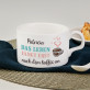 Leben nach Kaffee - Tasse mit Untertasse