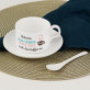 Leben nach Kaffee - Tasse mit Untertasse