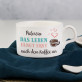 Leben nach Kaffee - Tasse mit Untertasse